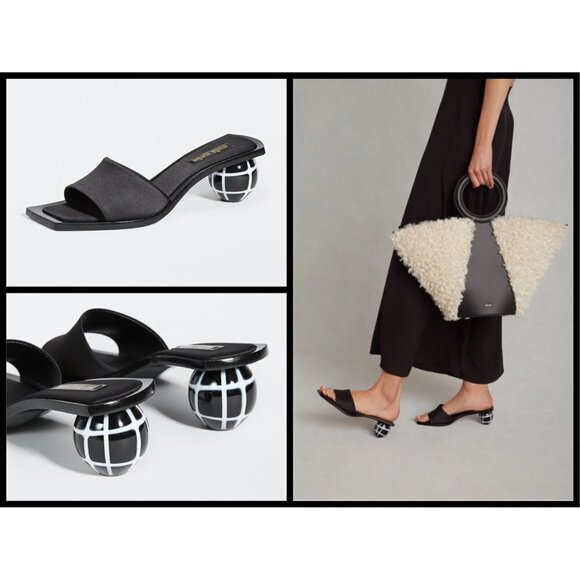 💕CULT GAIA💕 Tao Grid Sandals ~ Black EU 41 - Picture 1 of 16